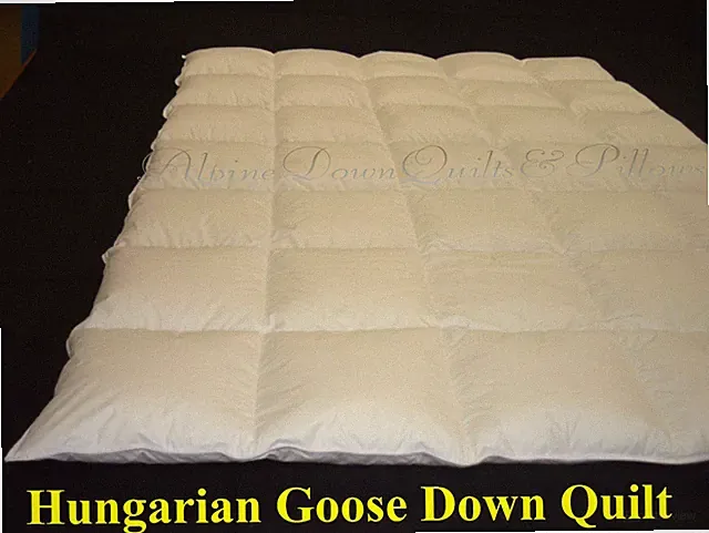 95% HUNGARIAN GOOSE DOWN QUILT DUVET QUEEN BED WINTER WARMTH