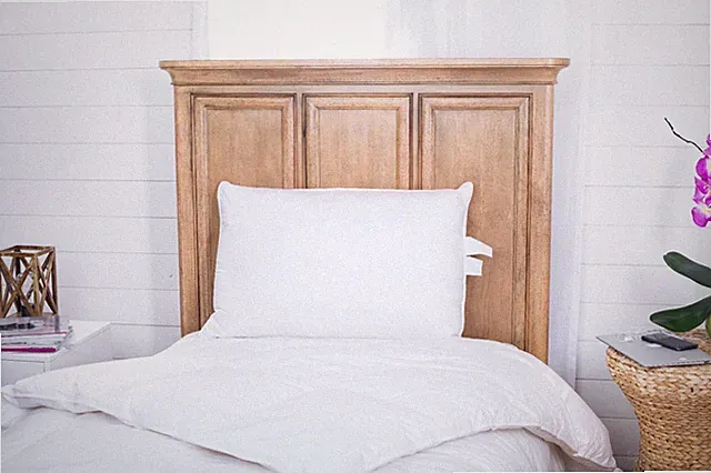 Down and Feather Blend Pillow - 50% White Goose Down & 50% Feather, Queen Size