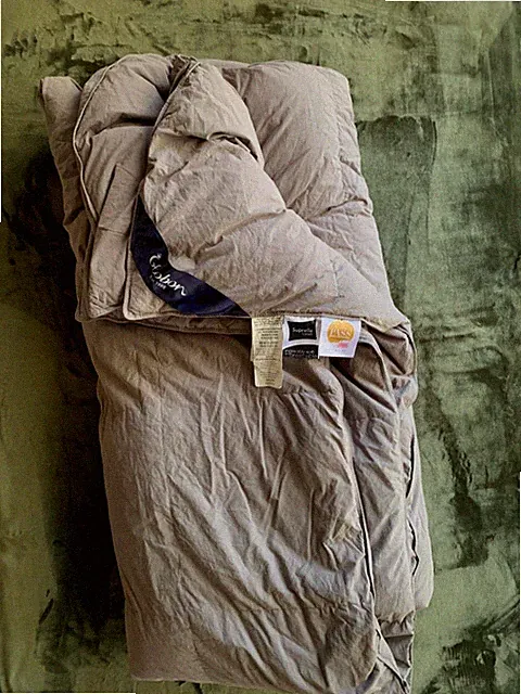 Globon gray cotton goose down/poly comforter/duvet-90”X90” (queen)-unused cond