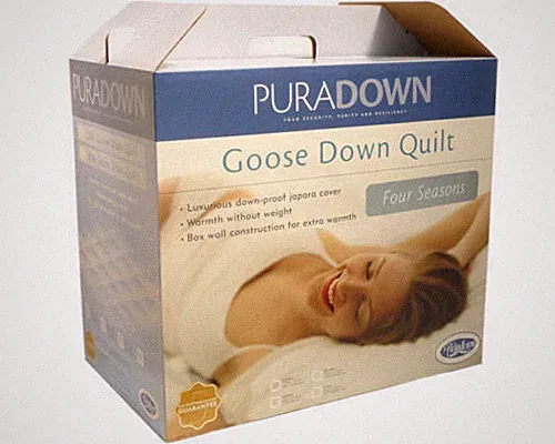 Puradown 4-Seasons 80% White Goose Down & 20% Feather Duvet| Quilt