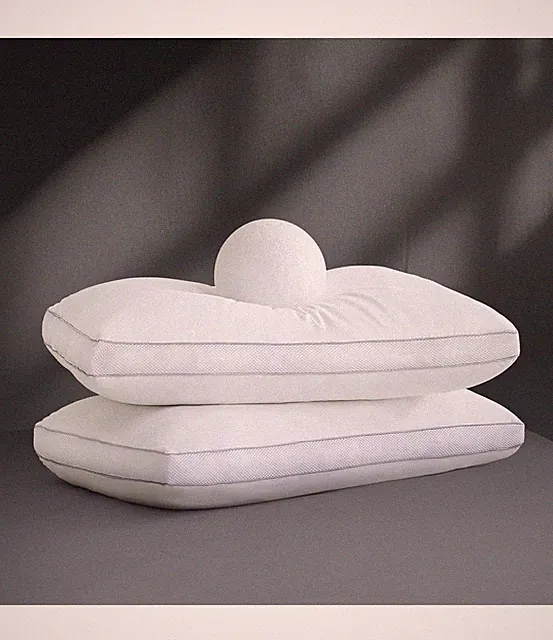 Queen Goose Down Pillows Set of 2 Hotel Collection 20x30 Gusseted
