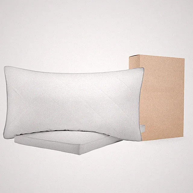 Uimoso King Size Goose Down Pillows - Set of 2 for Comfortable Sleep